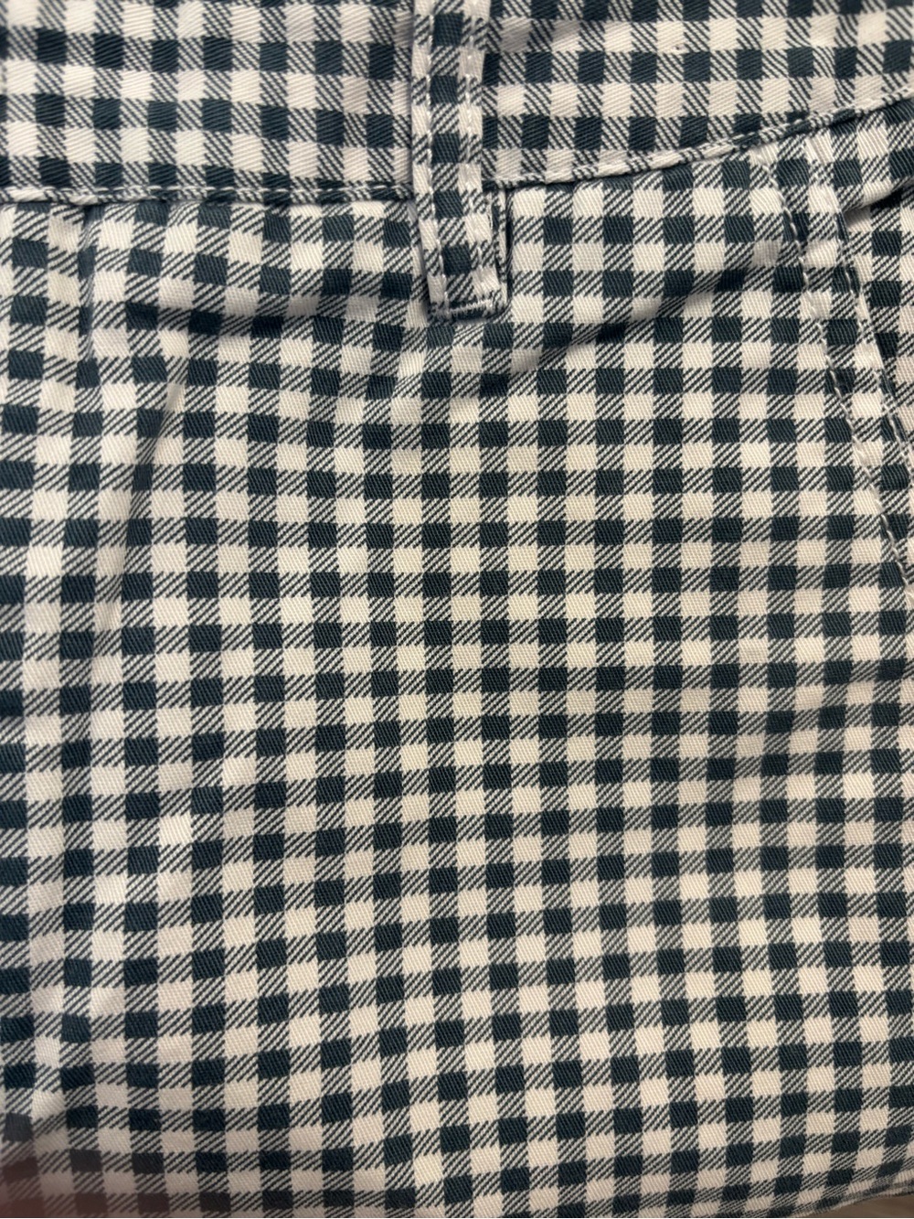 Aritzia Sunday Best Gingham High Rise Checkered Cotton Straight Leg Pants Size 8 - Picture 10 of 12